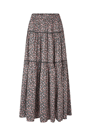 SUNSET MAXI SKIRT WASHED BLACK