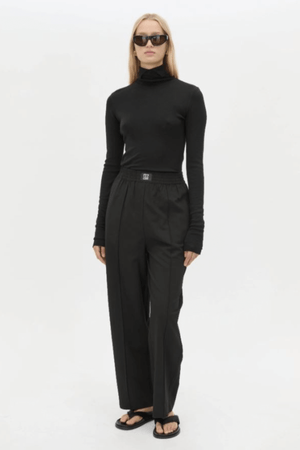 SYLVIA SOFT SUITING PANT BLACK
