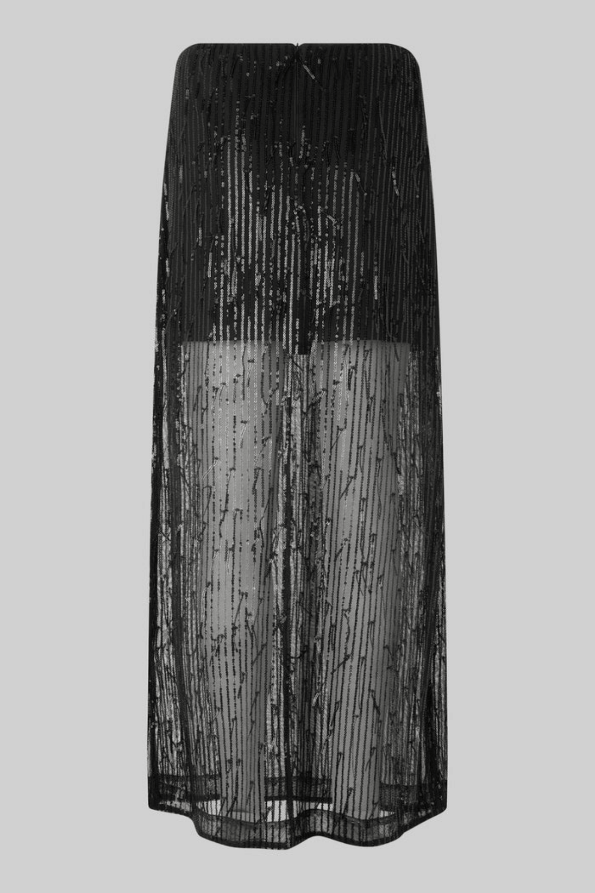 TASSEL MAXI SKIRT BLACK