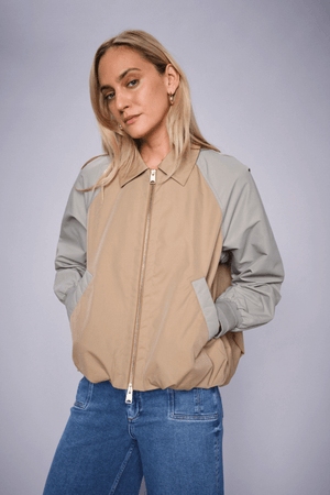TAURA BOMBER JACKET SESAME