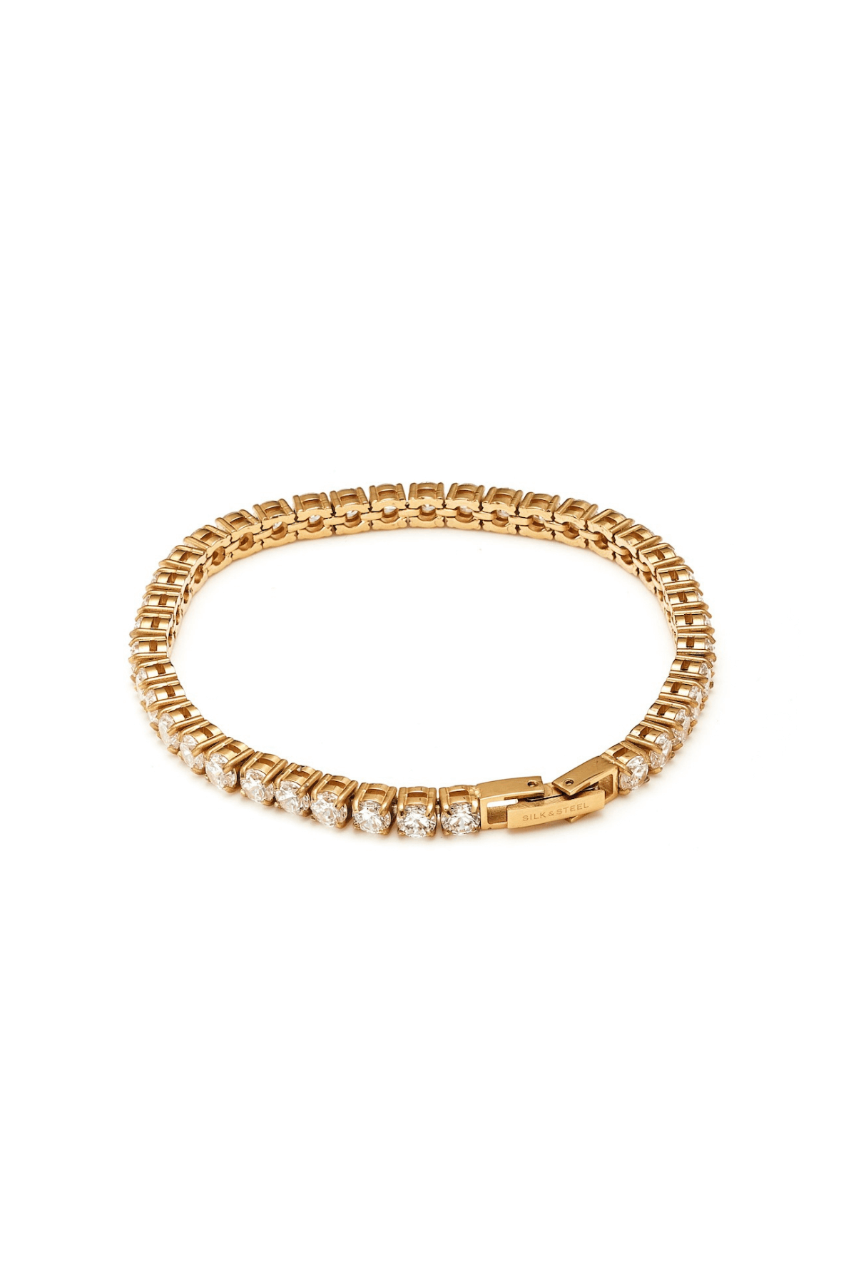 TENNIS BRACELET CZ/GOLD