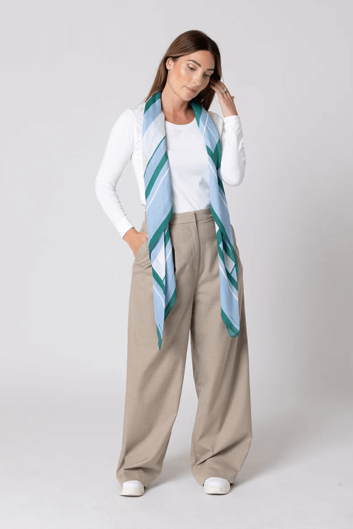 THE KEENAN CASHMERE MODAL SCARF