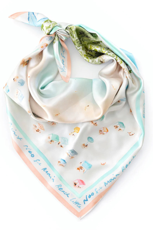 THE DH X CASS DELLAR NOOSA SILK SCARF