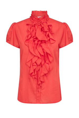 TILLI SHIRT FLAME SCARLET