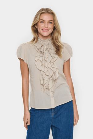 TILLI SHIRT PLAZA TAUPE