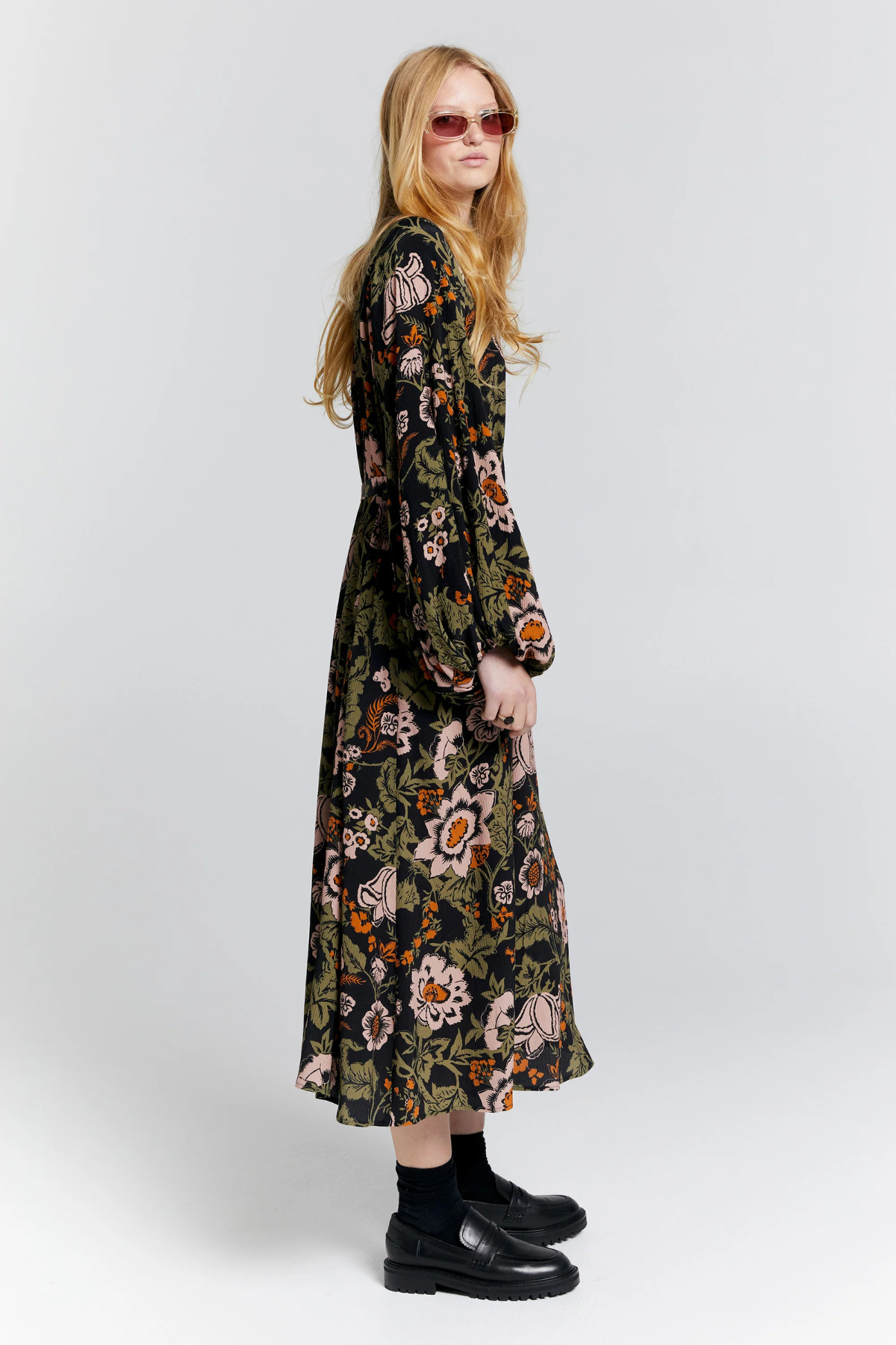TRUTH DRESS BLACK MULTI