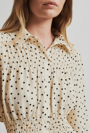TUVA SPOT PRINT SHIRT SUMMER SAND