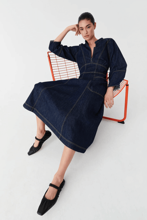 TYLER DENIM DRESS INDIGO