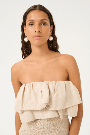 VALA TOP NATURAL MELANGE