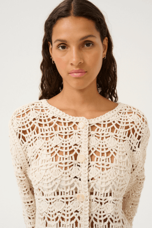 VEGALISA CARDIGAN EGRET