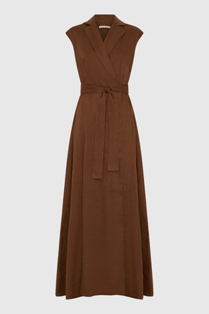 VERA WRAP DRESS HAZEL