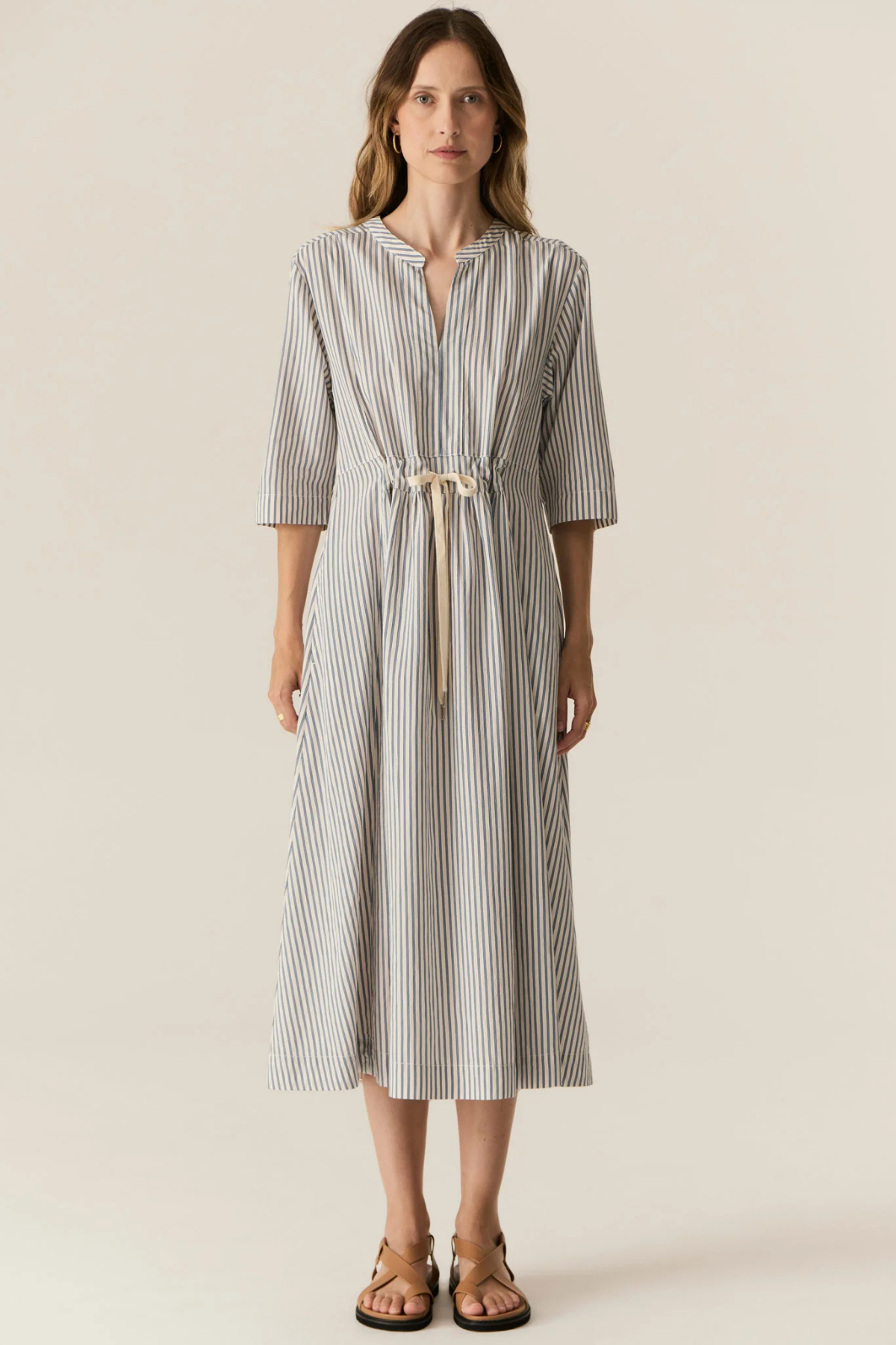 VERA SHIRT DRESS BLUE STRIPE
