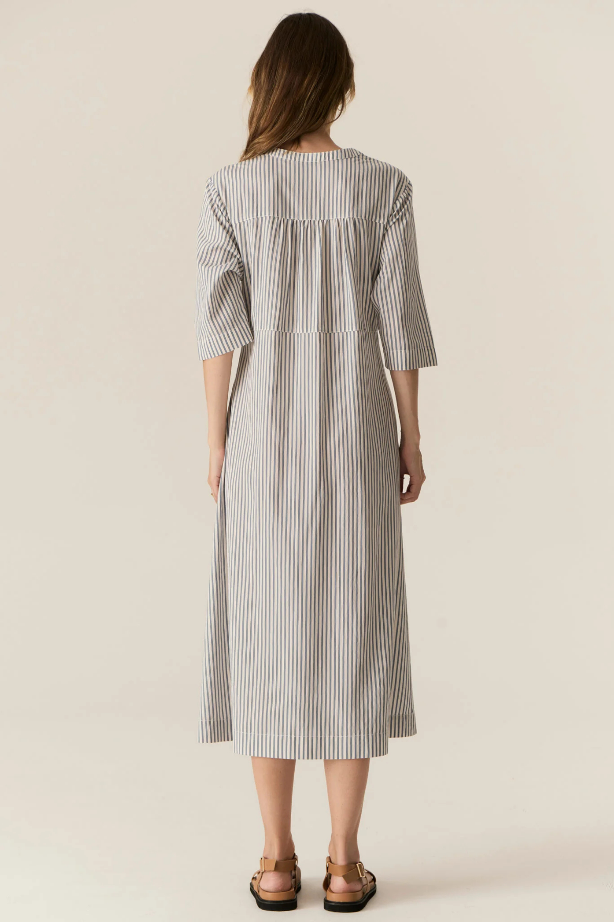 VERA SHIRT DRESS BLUE STRIPE