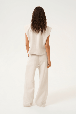 VIA RO PANTS NATURAL MELANGE