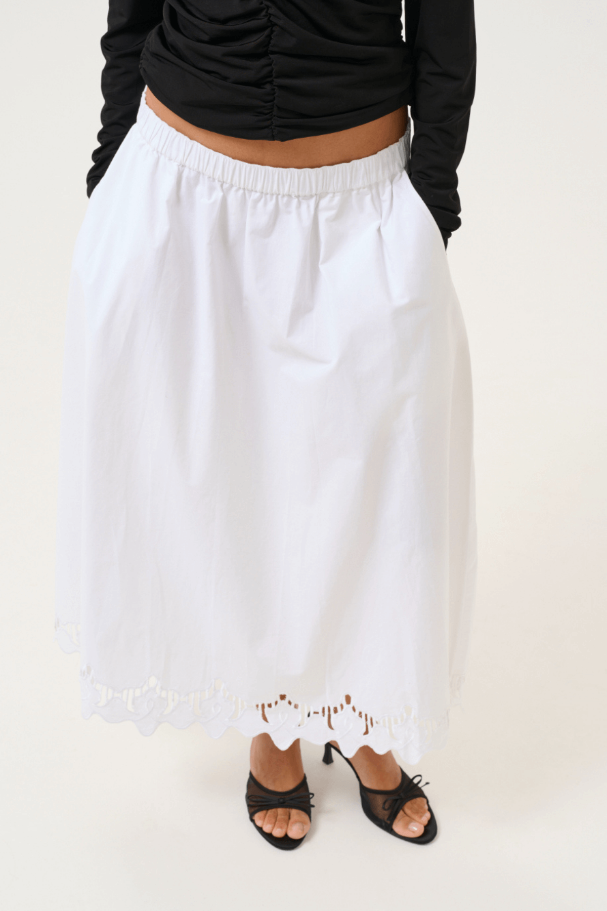 VICTORIA SKIRT BRIGHT WHITE