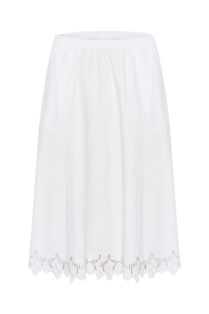 VICTORIA SKIRT BRIGHT WHITE