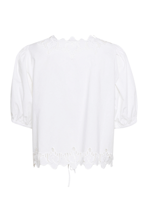 VICTORIA BLOUSE BRIGHT WHITE