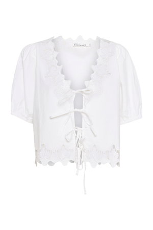 VICTORIA BLOUSE BRIGHT WHITE