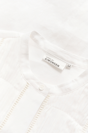 VILDE BLOUSE BRIGHT WHITE