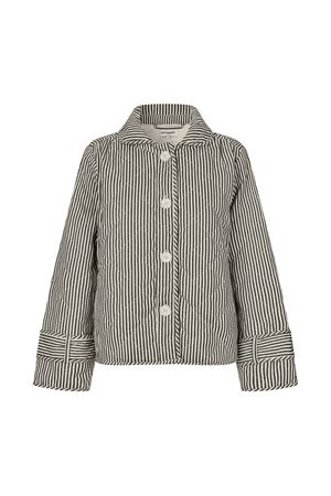VIOLA JACKET STRIPE BLACK