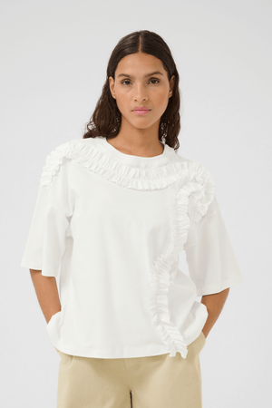 VIVIAN TEE BRIGHT WHITE