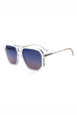 WAGER SUNGLASSES CRYSTAL BLUE TO PURPLE
