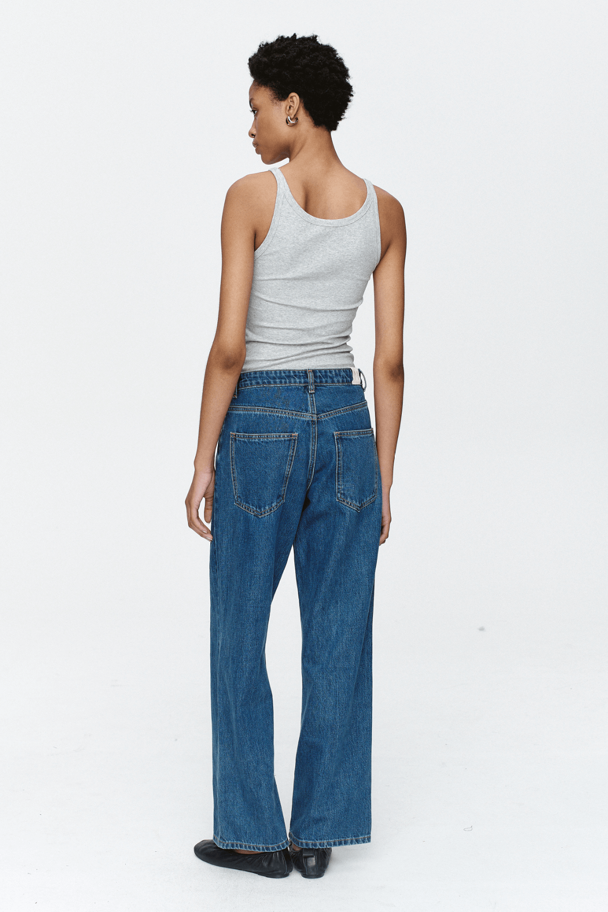WIDE LEG JEAN HERITAGE BLUE