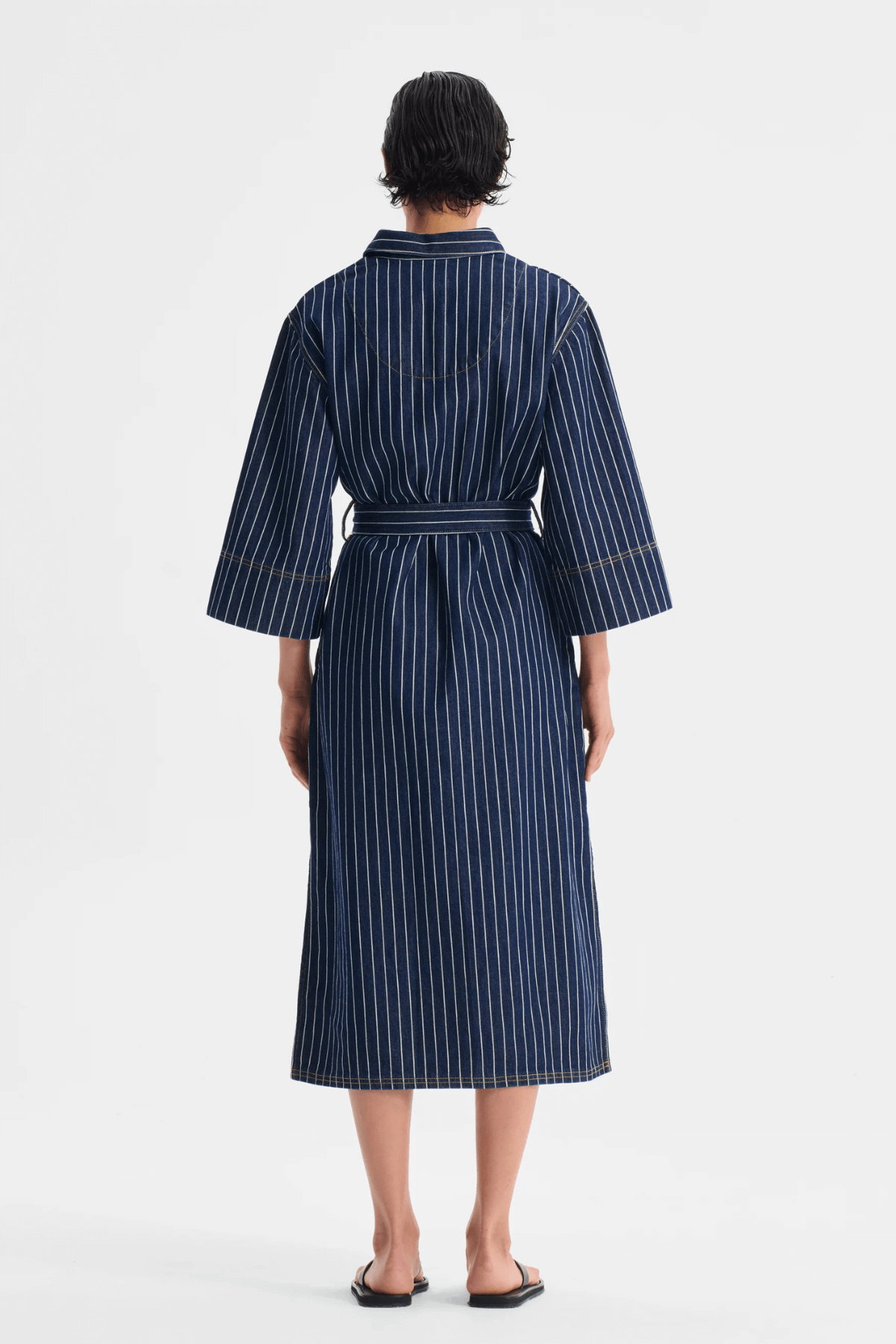 WYATT DENIM DRESS STRIPE