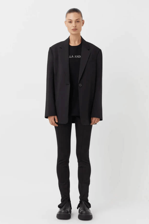 ASHER TEE BLACK/STONE