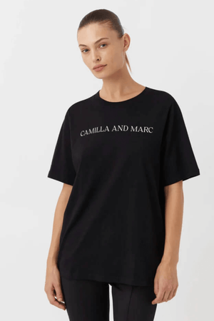 ASHER TEE BLACK/STONE