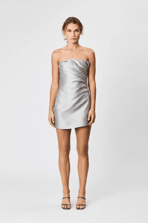EVERLEY MINI DRESS ASH