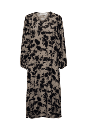 KALINKA LONG DRESS WALNUT