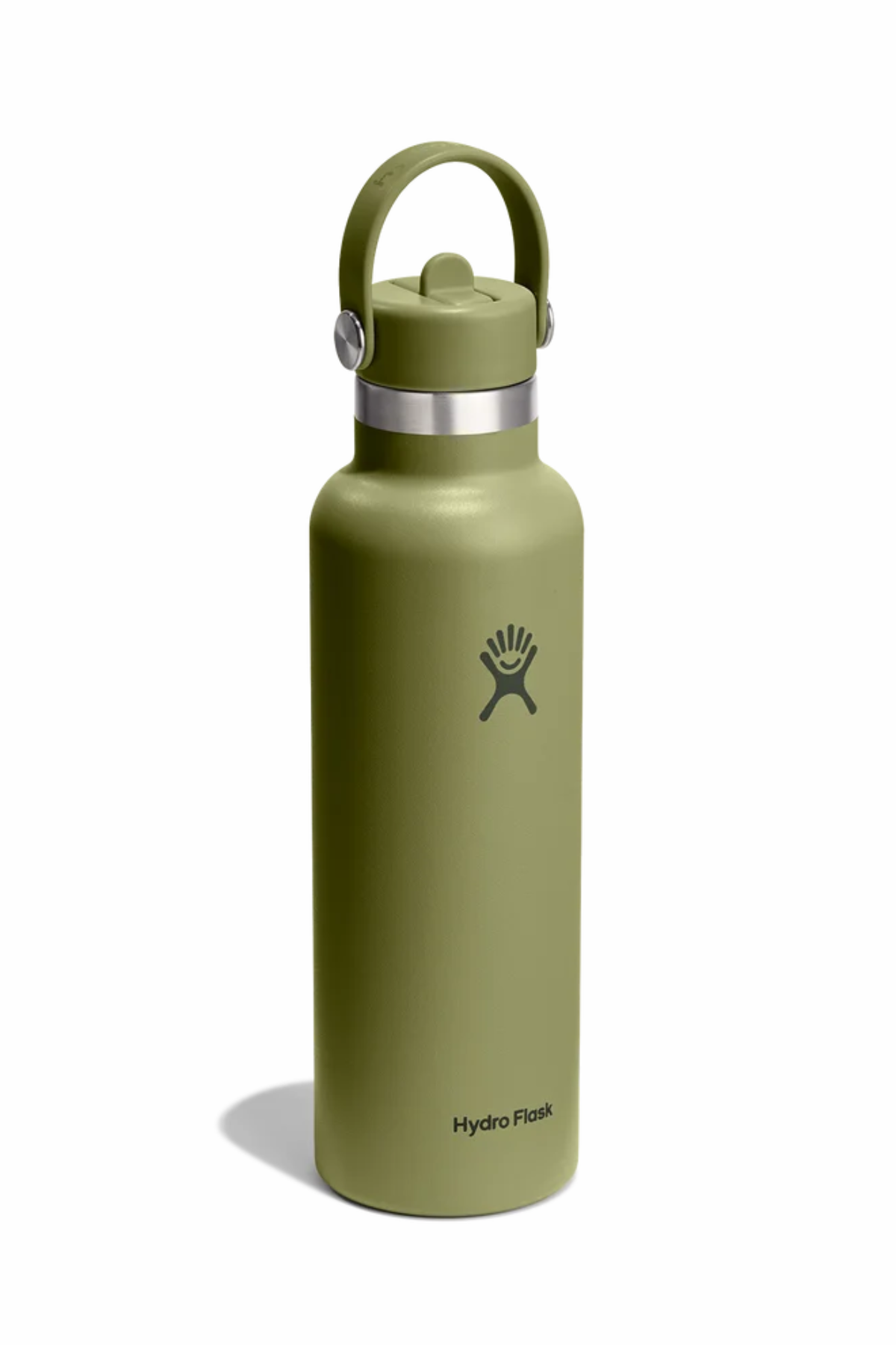 21 OZ STANDARD FLEX STRAW CAP PALMER GREEN