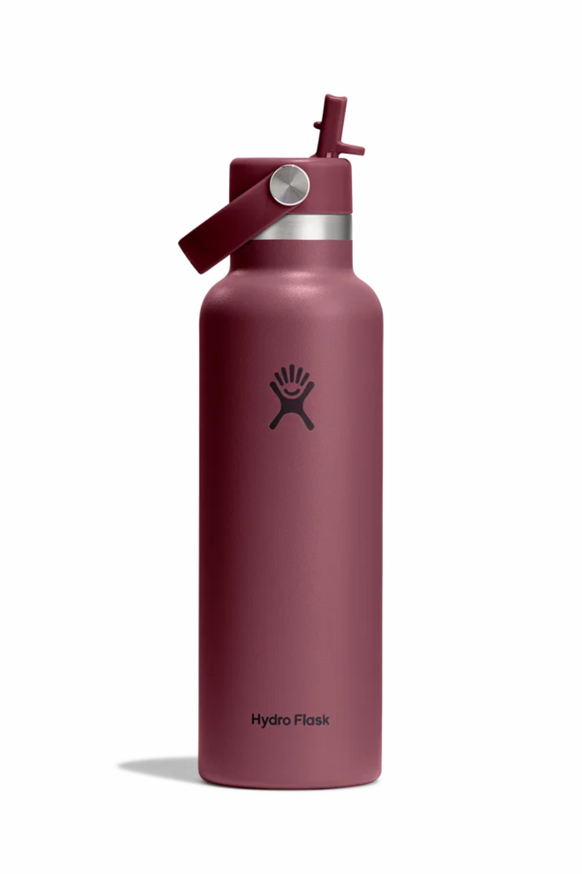 21 OZ STANDARD FLEX STRAW CAP BURGUNDY