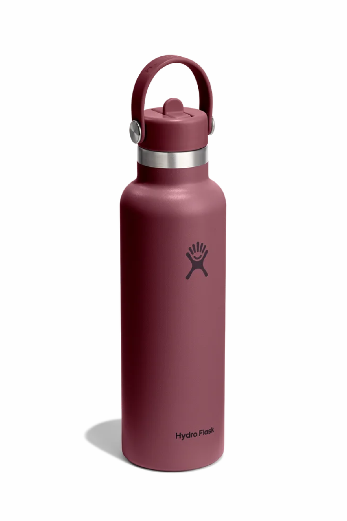 21 OZ STANDARD FLEX STRAW CAP BURGUNDY