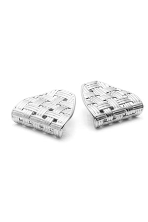 LATTICE EARRINGS SILVER
