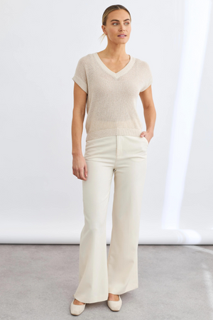 LUCILLE VEST PEBBLE