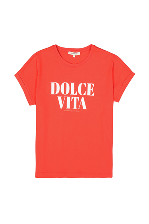 E50201 LADIES T-SHIRT RUBY RED