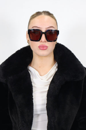 DAMAGE SUNGLASSES INDIGO TORT/BROWN
