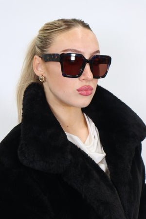 DAMAGE SUNGLASSES INDIGO TORT/BROWN