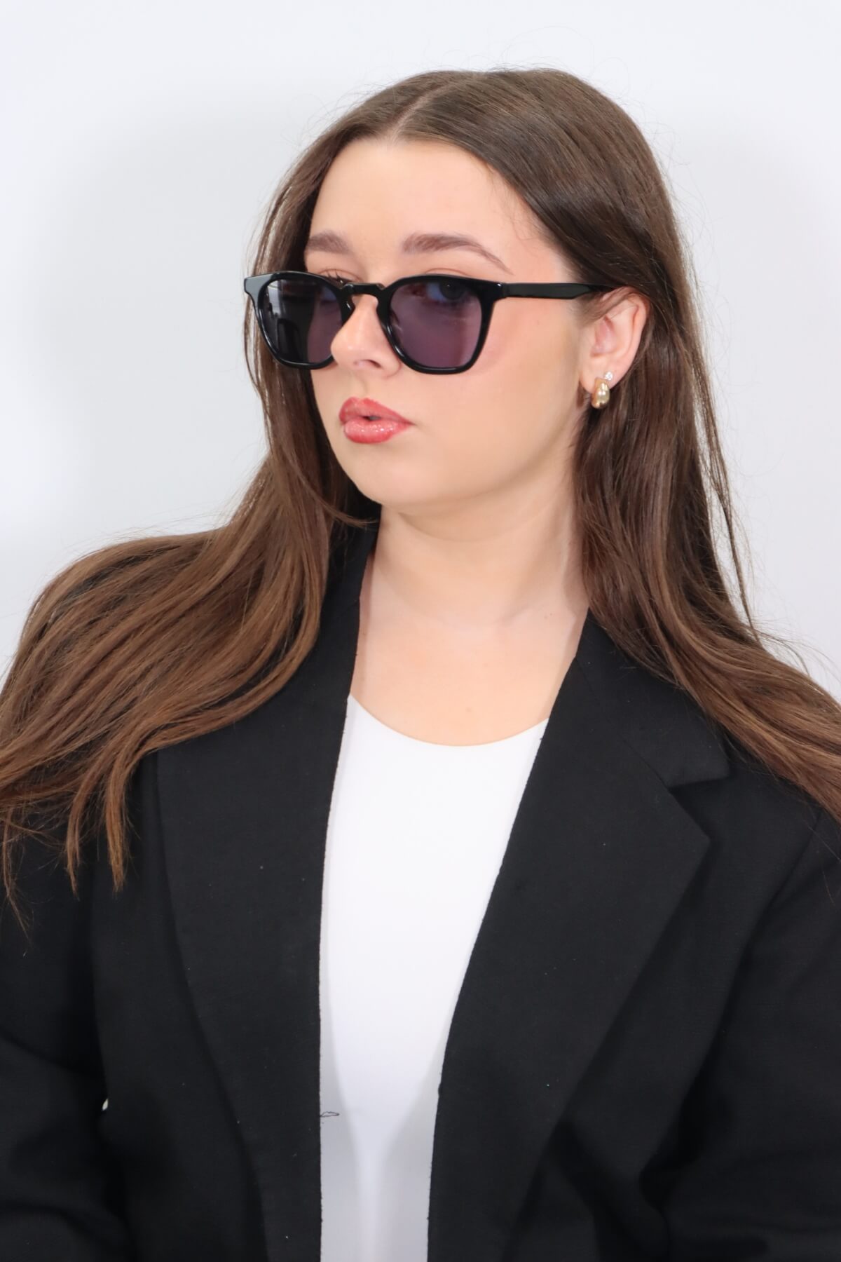 PAGE XL SUNGLASSES BLACK BLUE