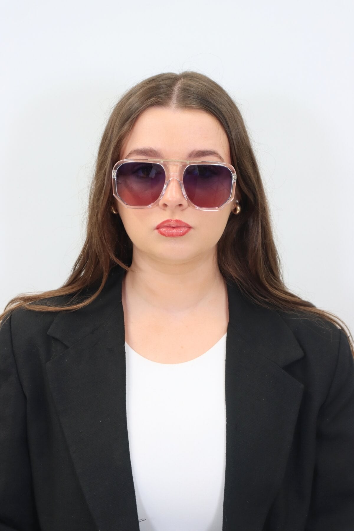 WAGER SUNGLASSES CRYSTAL BLUE TO PURPLE