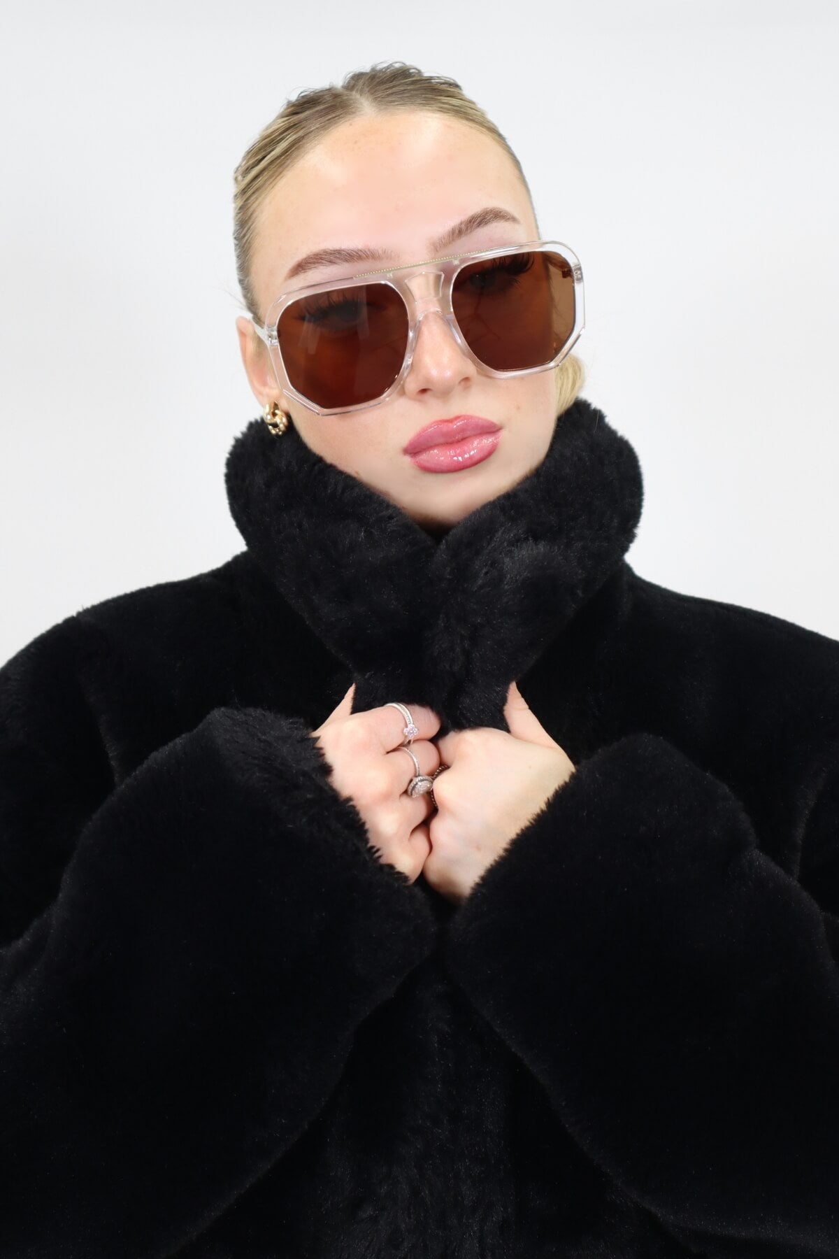 WAGER SUNGLASSES CRYSTAL BROWN