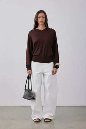 ALESSANDRO JUMPER BLACK CHERRY