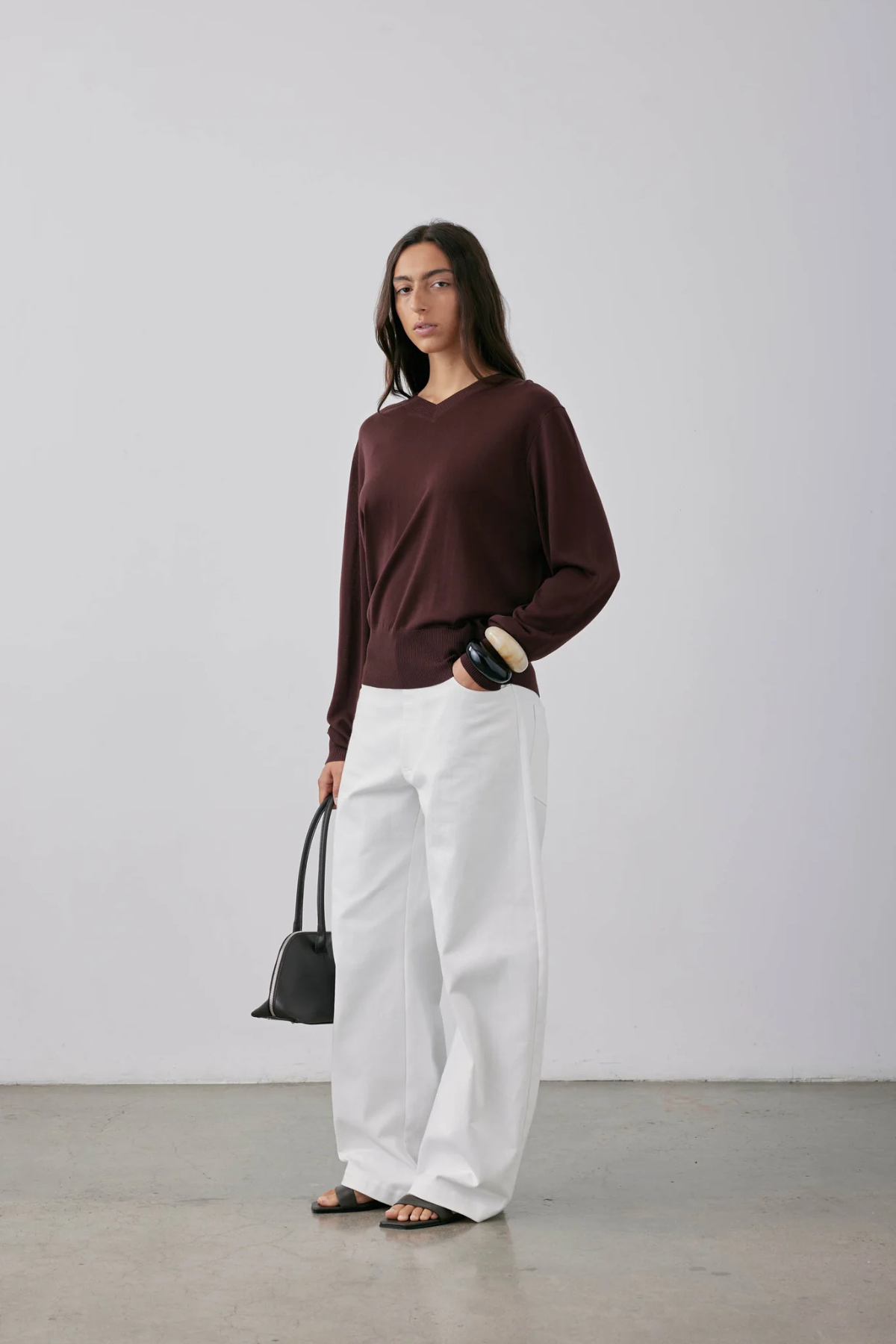 ALESSANDRO JUMPER BLACK CHERRY