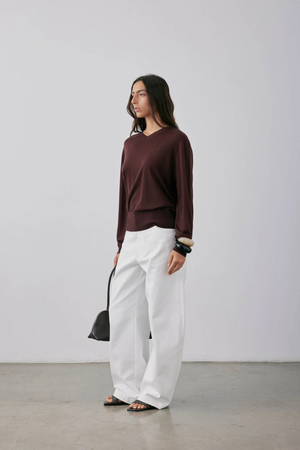 ALESSANDRO JUMPER BLACK CHERRY