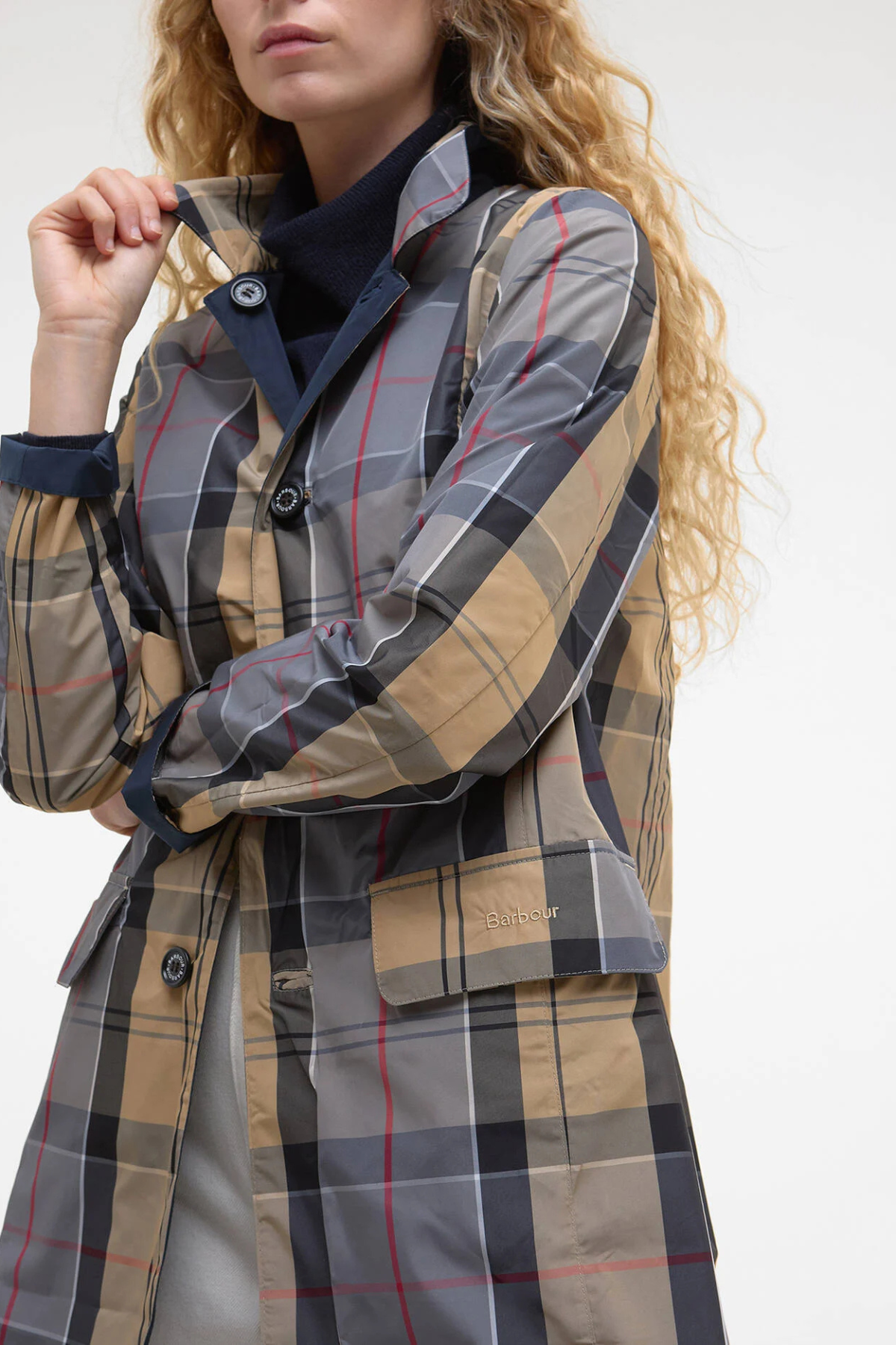 BABBITY SHOWERPROOF JACKET NAVY/DRESS