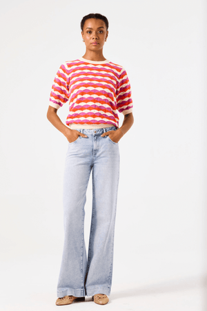 C50245 LADIES PULLOVER WHITECAP
