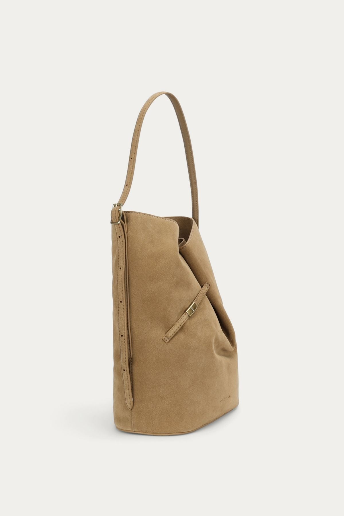 CLIPPITY TOTE OAT SUEDE