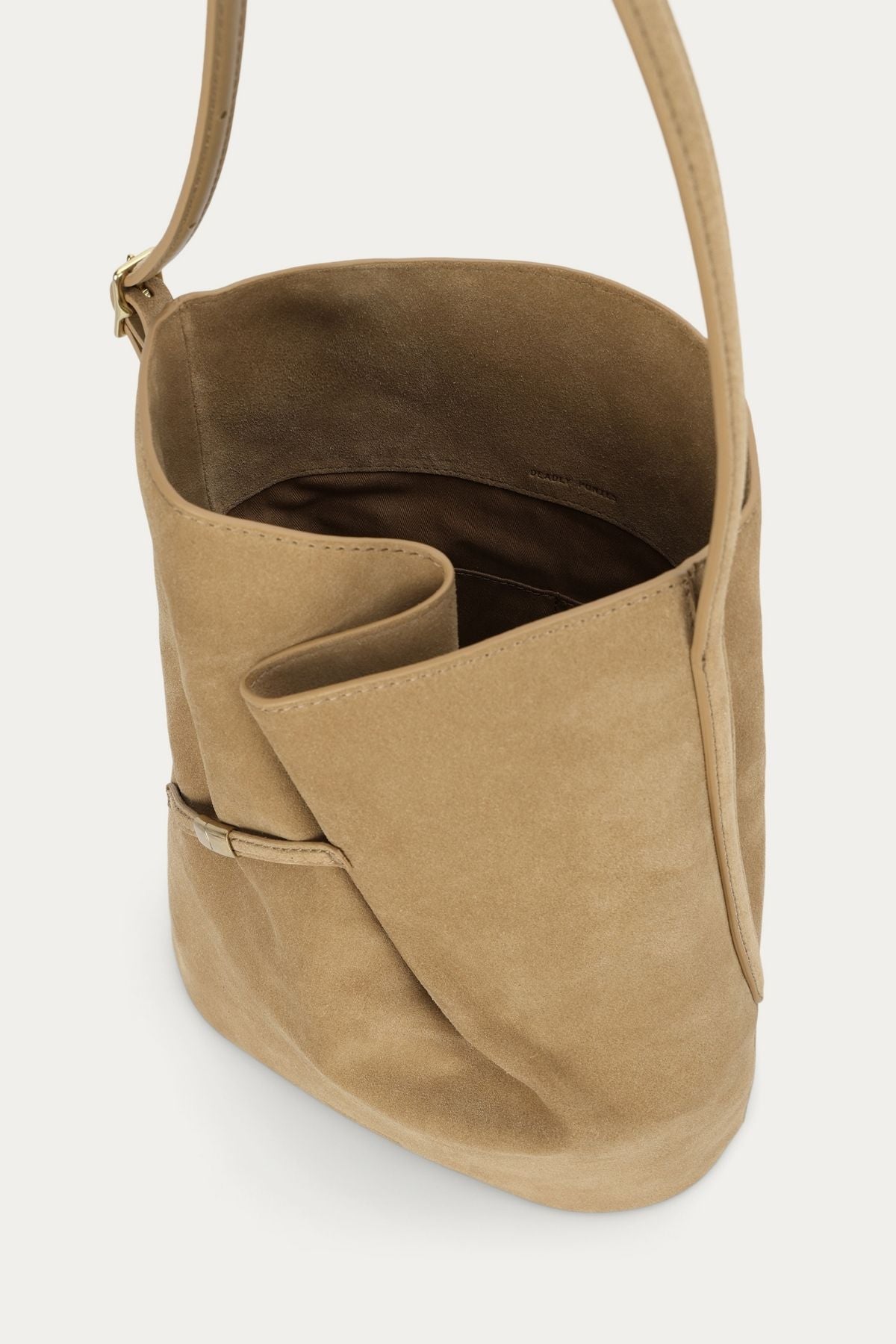 CLIPPITY TOTE OAT SUEDE